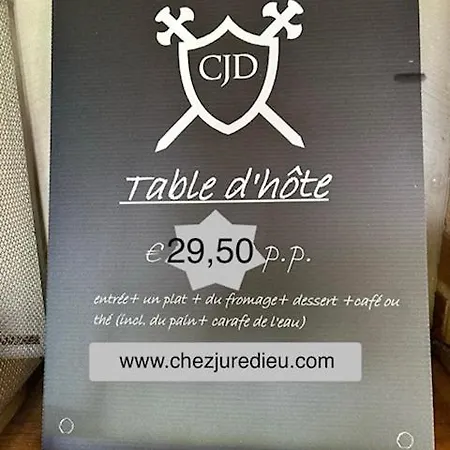 D'hotes Chez Juredieu Alojamento de Acomodação e Pequeno-almoço 3*